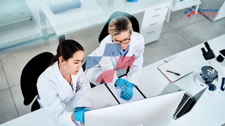 A state-of-the-art clinical trials unit in Lahore at CTU-PMC featuring advanced research rooms, monitoring areas, and patient care facilities designed for Phase II–IV clinical studies.